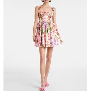 Agua by Agua Bendita Barbare floral cotton minidress